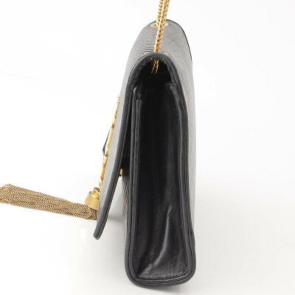 SAINT LAURENT Classic Kate Tassel Chain Shoulder Bag Black - Picture 3 of 10